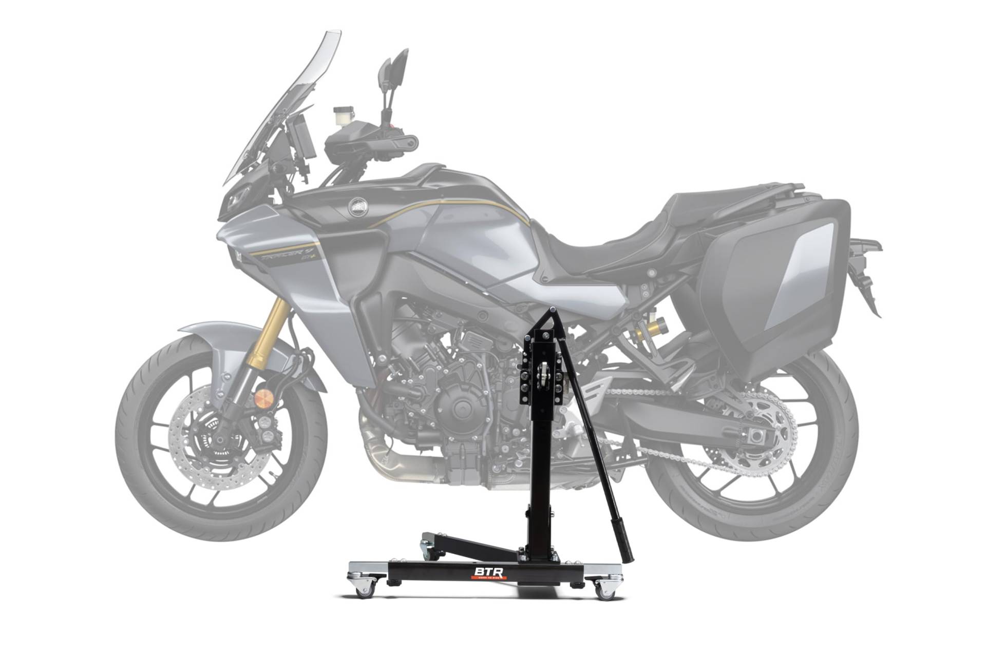 Zentralständer EVOLIFT® für Yamaha Tracer 9 GT+ 21- Black Ops Edition (Grundfarbe: Schwarz) von BTR Born to Ride