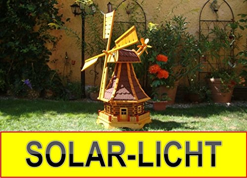 Wmb130gr Bl Ems Mit Licht Solar Beleuchtung Btv Windmuhle