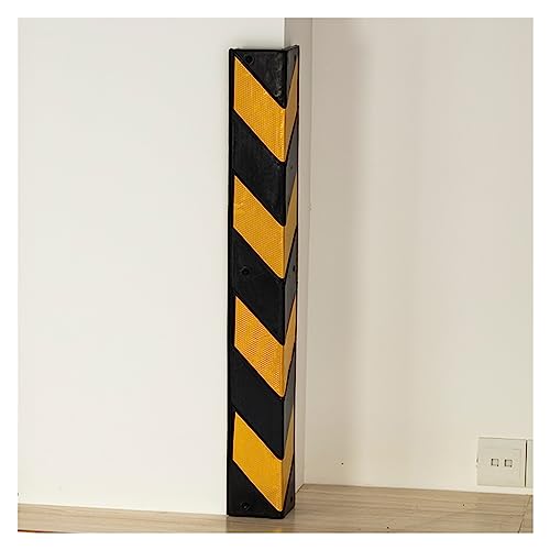 Eckgaragen-Wandschutz, Parkplatzschutz, reflektierender Wand-Eckenschutz mit gelben Streifen, L-förmiger Eckenschutz, Garagenwand-Eckenschutz, 1 cm dick, 2 Stück, 150 cm von BTYQKZVPM