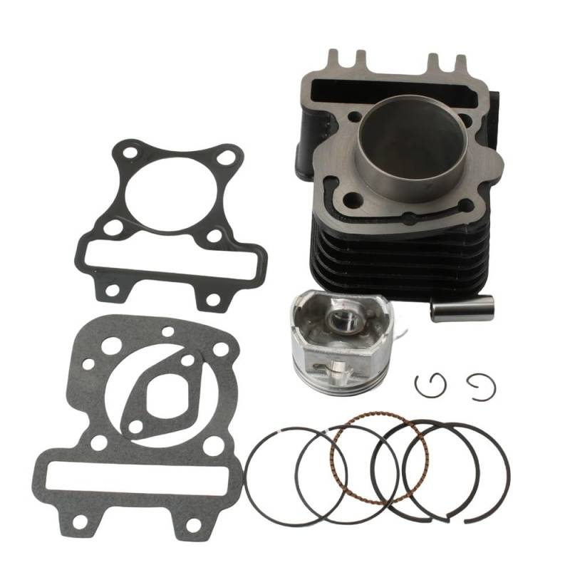 70cc 47mm Big Bore Zylinderblock Kit for Piaggio Fly 50 Liberty Zip 50cc 4T 2V Scooter Motorteile von BTsan