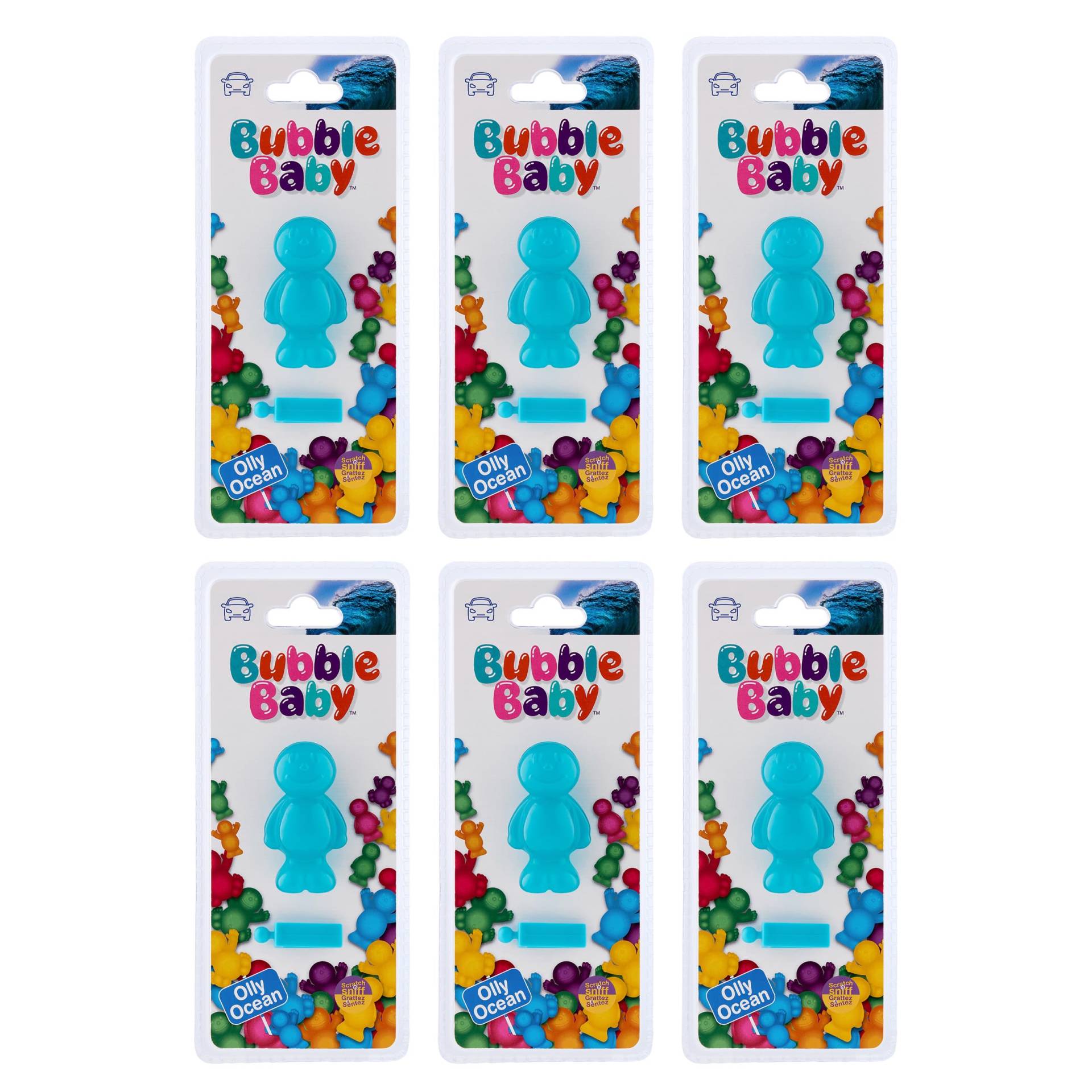 BUBBLEBABY 3D-Auto-Lufterfrischer/Clip mit Meeres-Spa-Duft (6er-Pack) von BUBBLEBABY