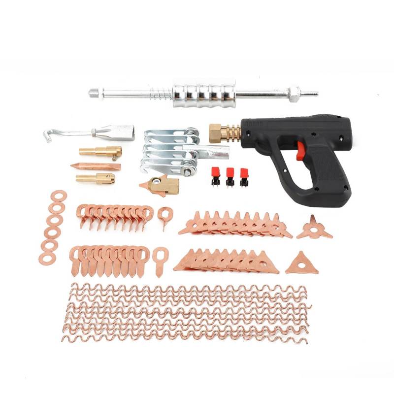 BUCSDG 66pcs Auto Dellen Reparatur Set, Schnell Zu Reparieren, Heimwerker zum Ausbessern mit lackfreien Dellen, Ausbeulwerkzeug für Auto WerkzeugFahrzeug Dellen von BUCSDG