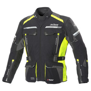 Büse Highland II Textiljacke Schwarz Neon Gelb von Büse