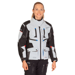 Büse Open Road II Damen Textiljacke Grau Schwarz Rot Blau von Büse