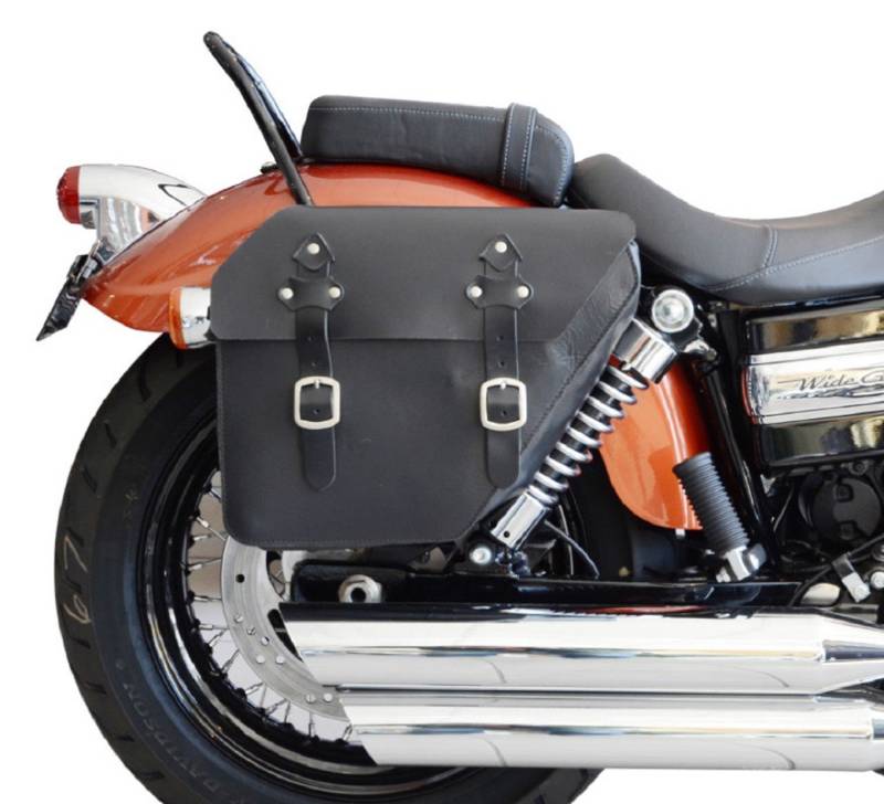 BUFFALO BAG Satteltasche Springfield 12 Liter Dyna Modelle Baujahr 1991-2017 Harley Davidson rechte Seite von BUFFALO BAG