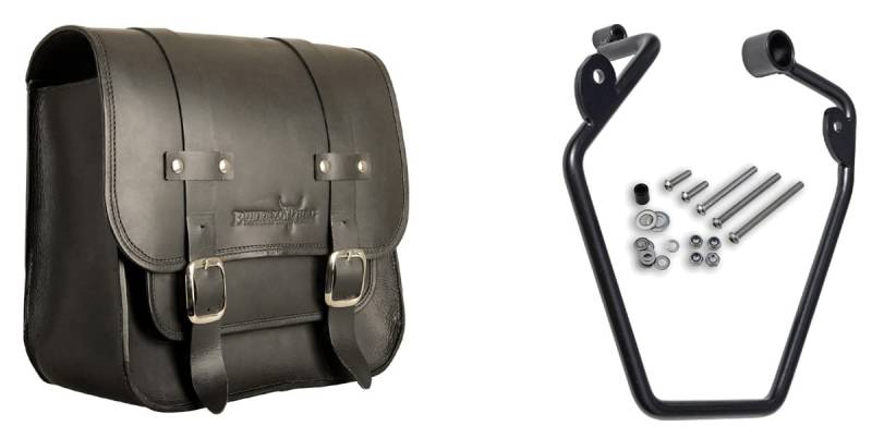 Satteltasche Vegas 17 Liter mit Halterung rechts passend für HD Sportster-Modelle 2016-2021 außer XR-Modelle von BUFFALO BAG