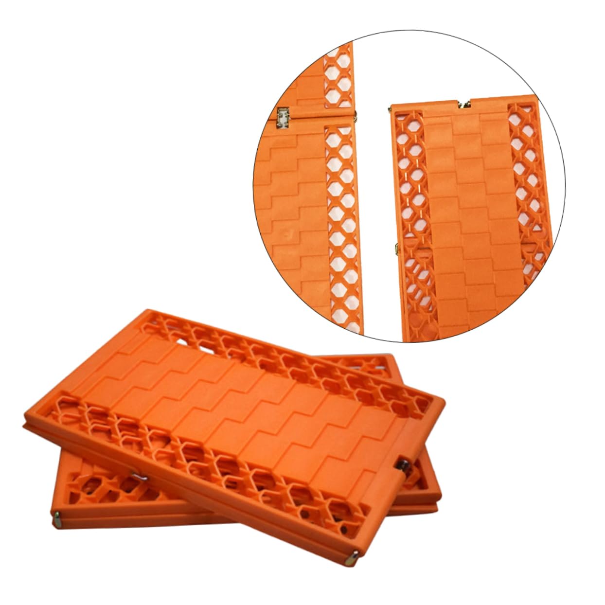 BUGUUYO 1 Paar Autozubehör Schnee Rad-Anti-rutsch-Pads Reifen Traktion Orange von BUGUUYO