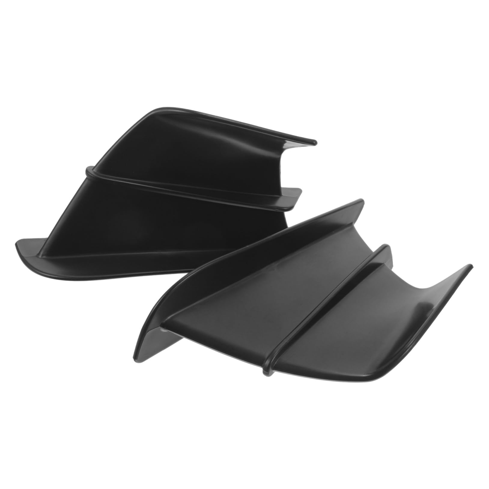 BUGUUYO 1 Paar Seitenwind Messer Dekor Styling Winglet Styling Spoiler Flügel Verkleidung Winglet Front Winglet Versorgung Spoiler Flügel Für von BUGUUYO