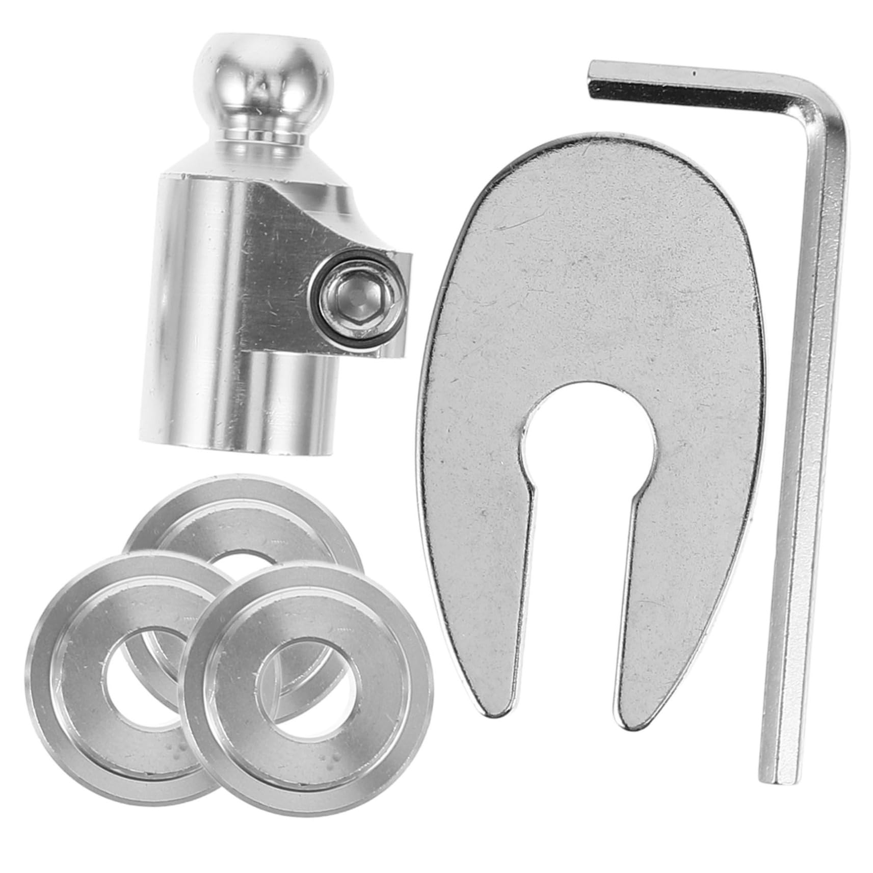 BUGUUYO 1 Satz Schalthebel-schnellspanner Schaltknaufmanschettenhalter Schalthebelanschluss Adapter Für Manuelle Gangschaltung Adapter Für Manuellen Schalthebel Metall Silver von BUGUUYO