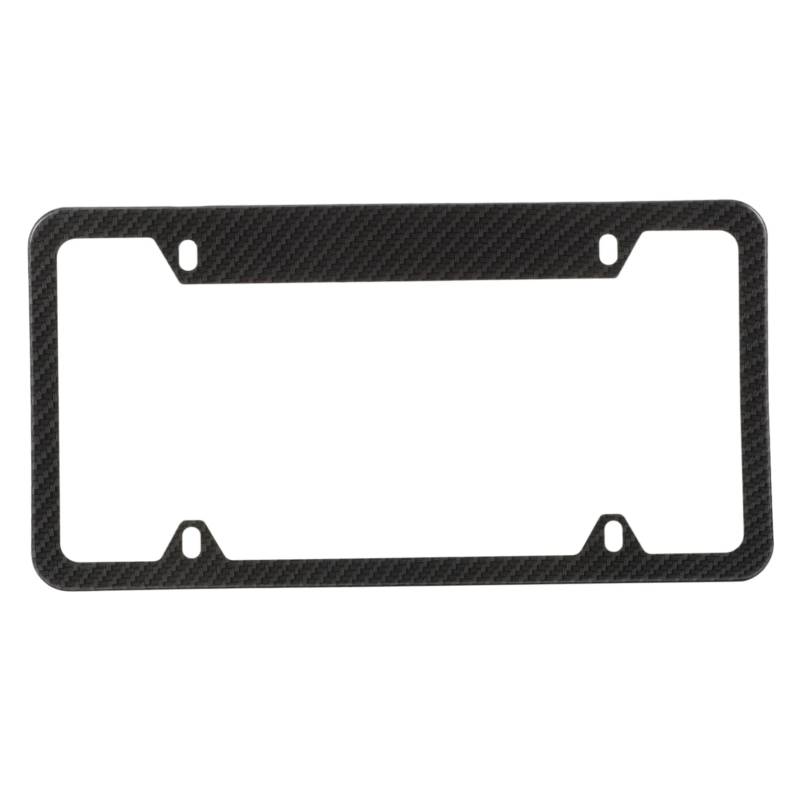 BUGUUYO 1 Stk Kennzeichenrahmen Porta Placas Para Auto Steht Fahrzeughalter Thehandy Autohalterung Kfz-kennzeichenhalter Lizenz Nummernschildhalter Das Handliche Aluminiumlegierung Black von BUGUUYO