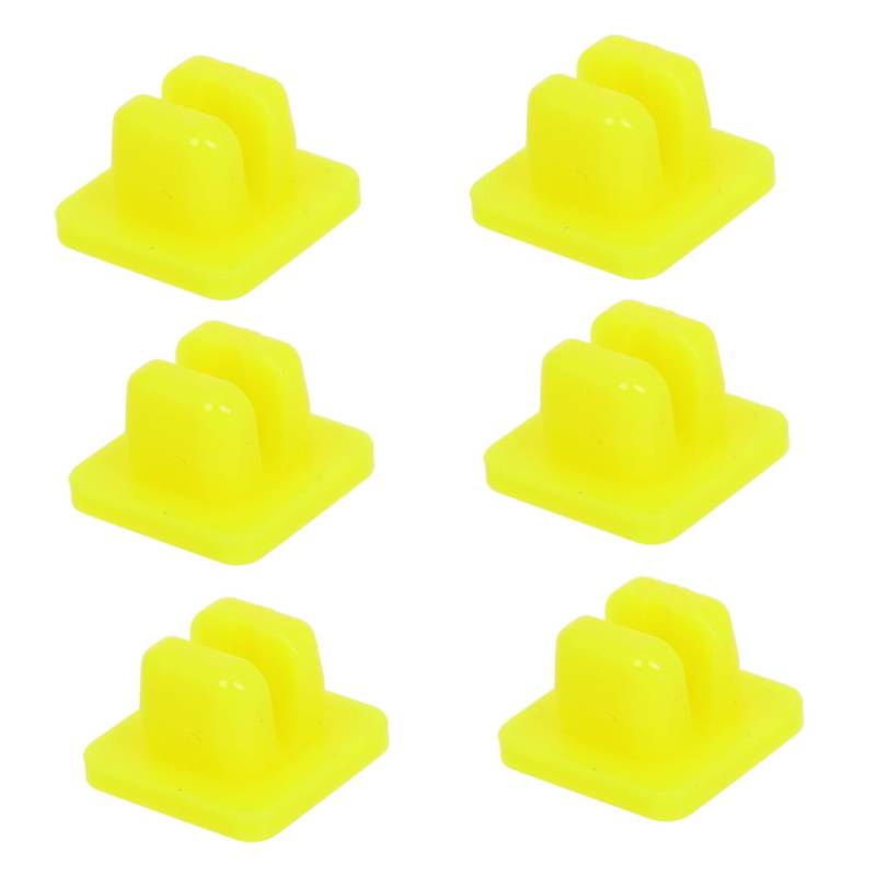 BUGUUYO 10 Stk Feste Schraubschnalle Lautsprecher Befestigung Schraubenzubehör Auto Schraubenset Lautsprecher Lautsprecherkabeladapter Autoklammern aus Kunststoff Autoclip Plastik Yellow von BUGUUYO