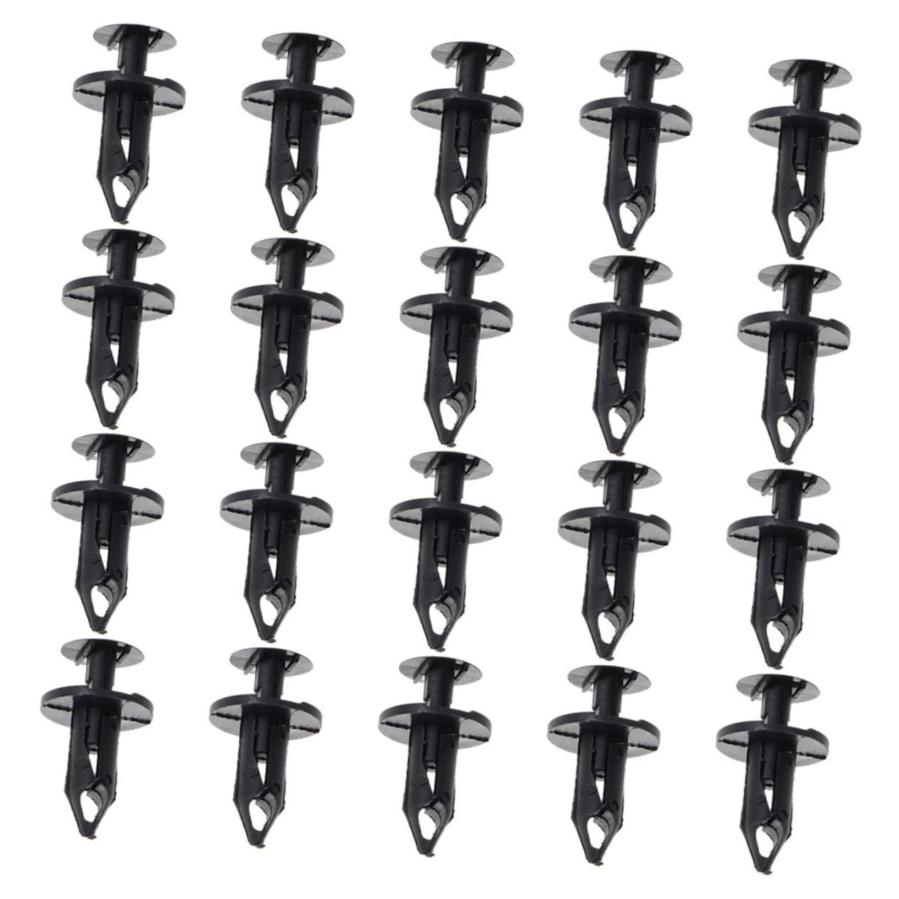 BUGUUYO 100st Auto-stoßstangenclip Auto-push-halteclip Stoßstangenclips Autoclip Autoteile Fürs Auto Stoßstangenhaken Auto-push-halteklammern Druckverschlussclip Kfz-clips Black Nylon von BUGUUYO