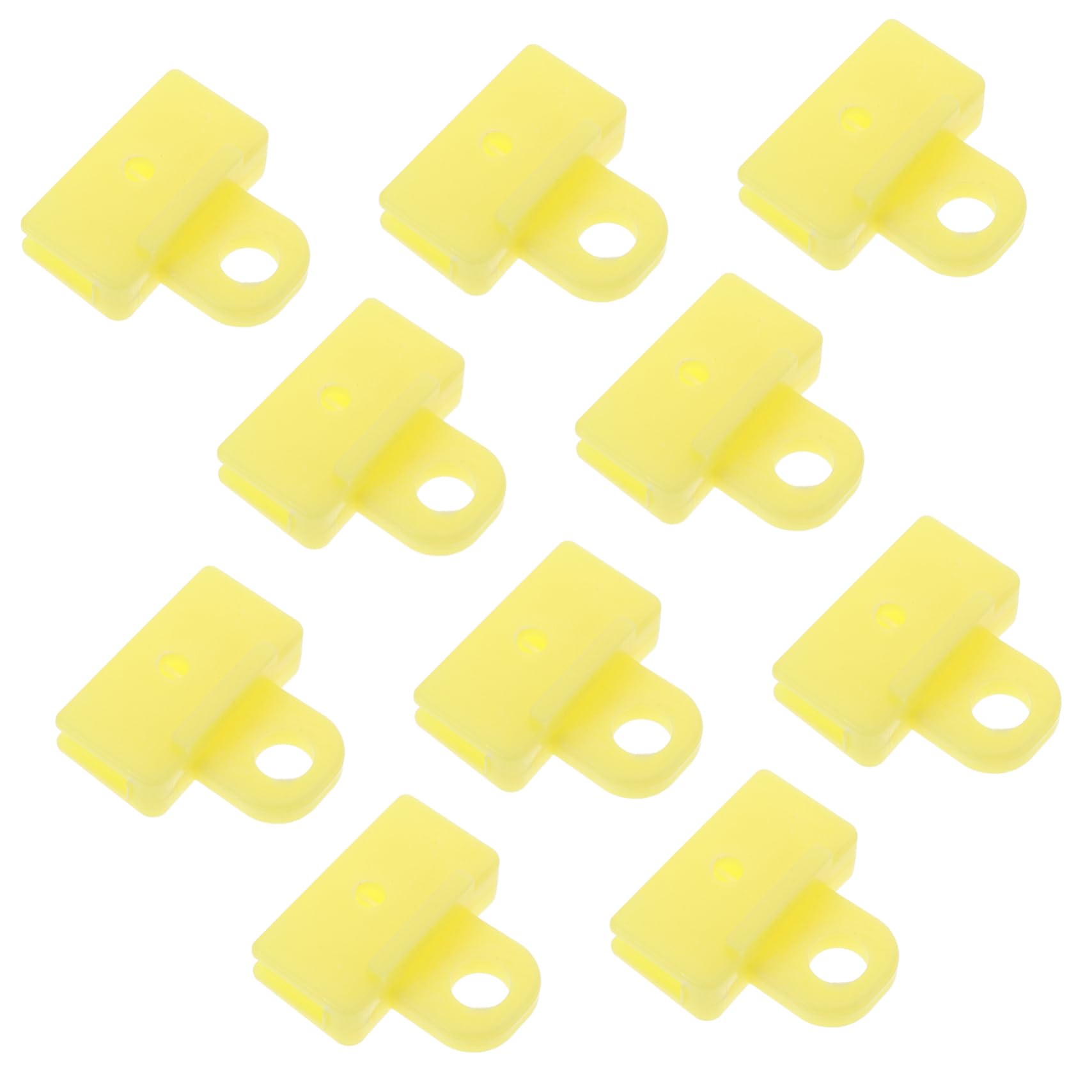 BUGUUYO 10st Fensterglashalterung Glashalterclip Halteklammern Für Glastüren Türglas-halteclip Fensterkanal-Clips Halteclips Für Autostoßstangen Fensterkanalclip Plastik Yellow von BUGUUYO