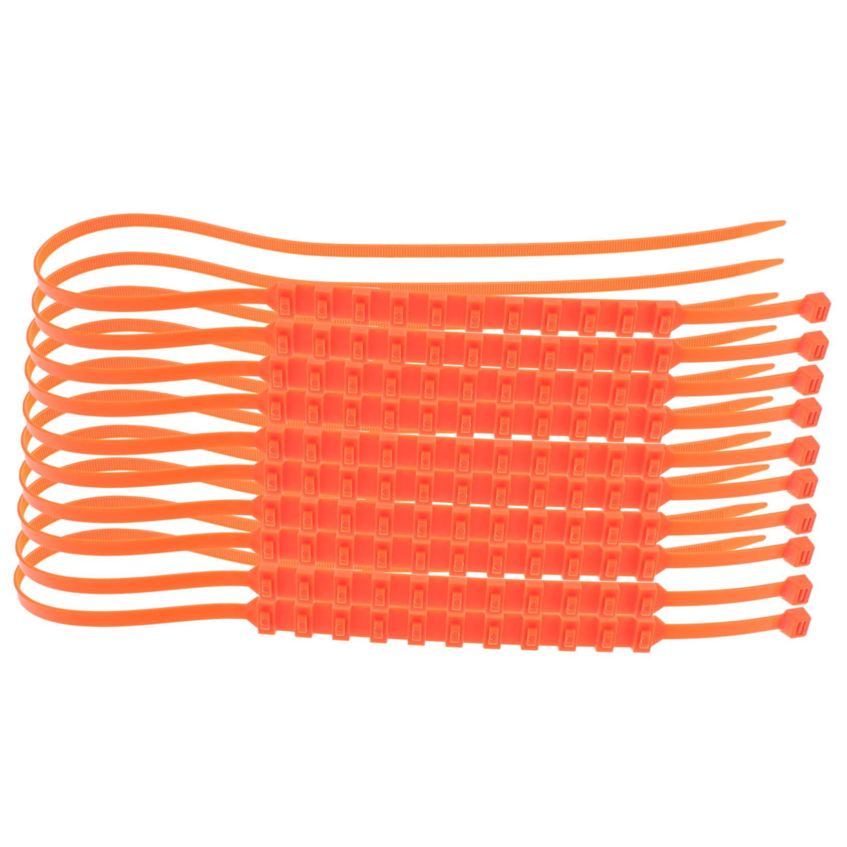 BUGUUYO 10st Kabelbinder Aus Nylon Lkw-reifenketten Kette Für Autoreifen Auto Schneereifen Kette Schneesocken Für Reifen Anti-rutsch-schlamm-reifengürtel Autokette Winterreifenkette Orange von BUGUUYO