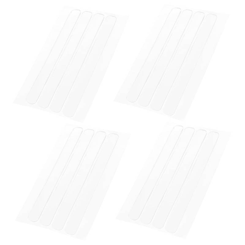 BUGUUYO 16 Stück Transparente Glas Tischplatten Anti Rutsch Pads Schranktür Stoßstange Schrank Stoßstangen Schranktür Stoßstangen Transparent Selbstklebend von BUGUUYO