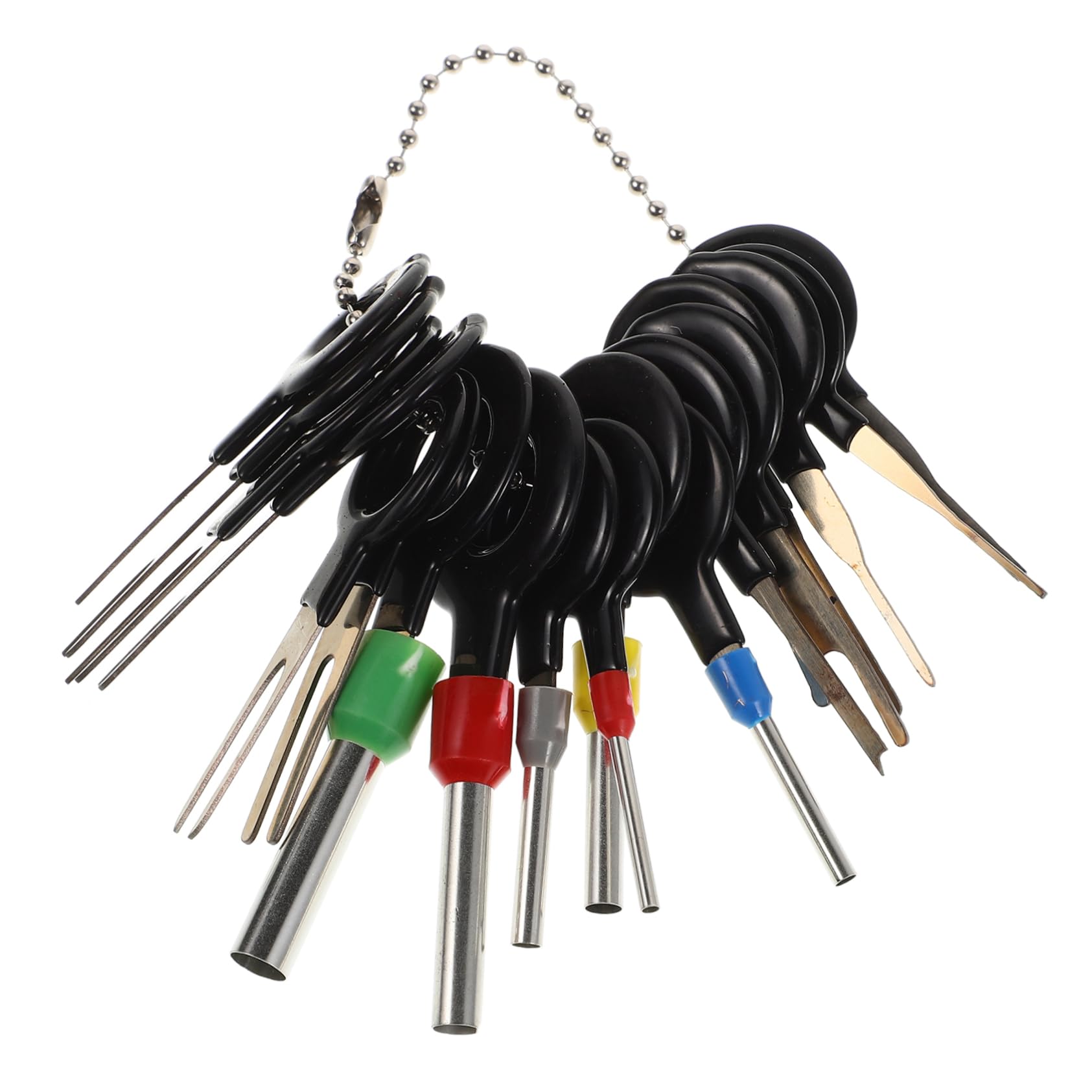 BUGUUYO 18 Teiliges Pin Entferner Werkzeug Set Entriegelungs Elektrodraht Stecker Abzieher Reparatur Entfernungswerkzeuge Draht Stecker Terminal Pin Extraktoren Für Die Meisten Stecker von BUGUUYO