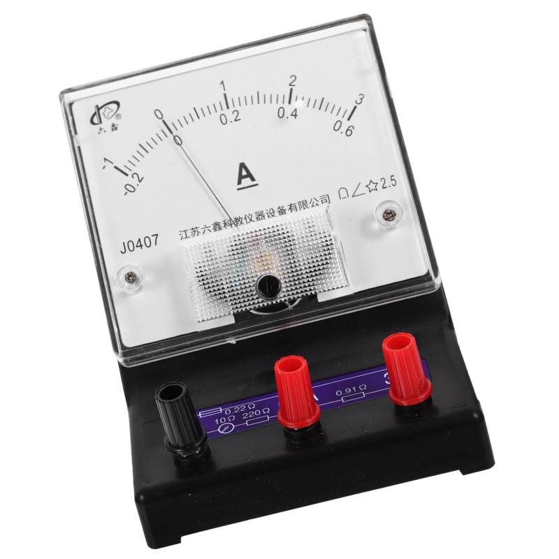 BUGUUYO 1stk Labor-amperemeter Stromdetektor Volt- Und Amperemeter Aktuelle Panel Meter Nadel-ampere-panel-meter Experiment Amperemeter Ampereanzeige Aktuelles Amperemeter Rot Plastik von BUGUUYO