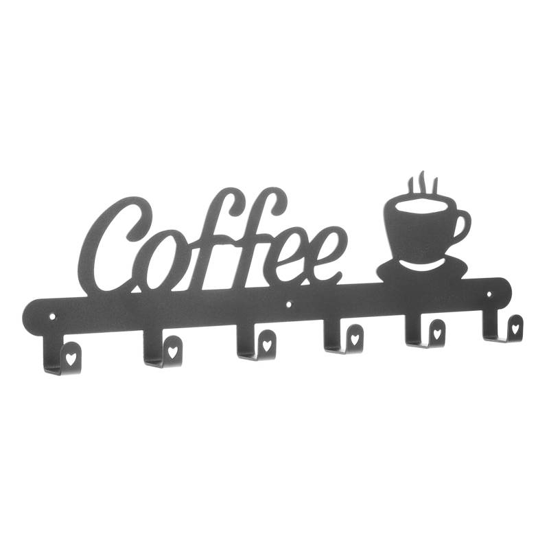 BUGUUYO 2 Sätze kaffeetasse wandbehang an der Wand montierter Getränkehalter Geldbörse Kaffee küchenwandregalregal Kitchen Utensil Holder Becherhalter Aufbewahrungsregal für Kaffeetassen von BUGUUYO