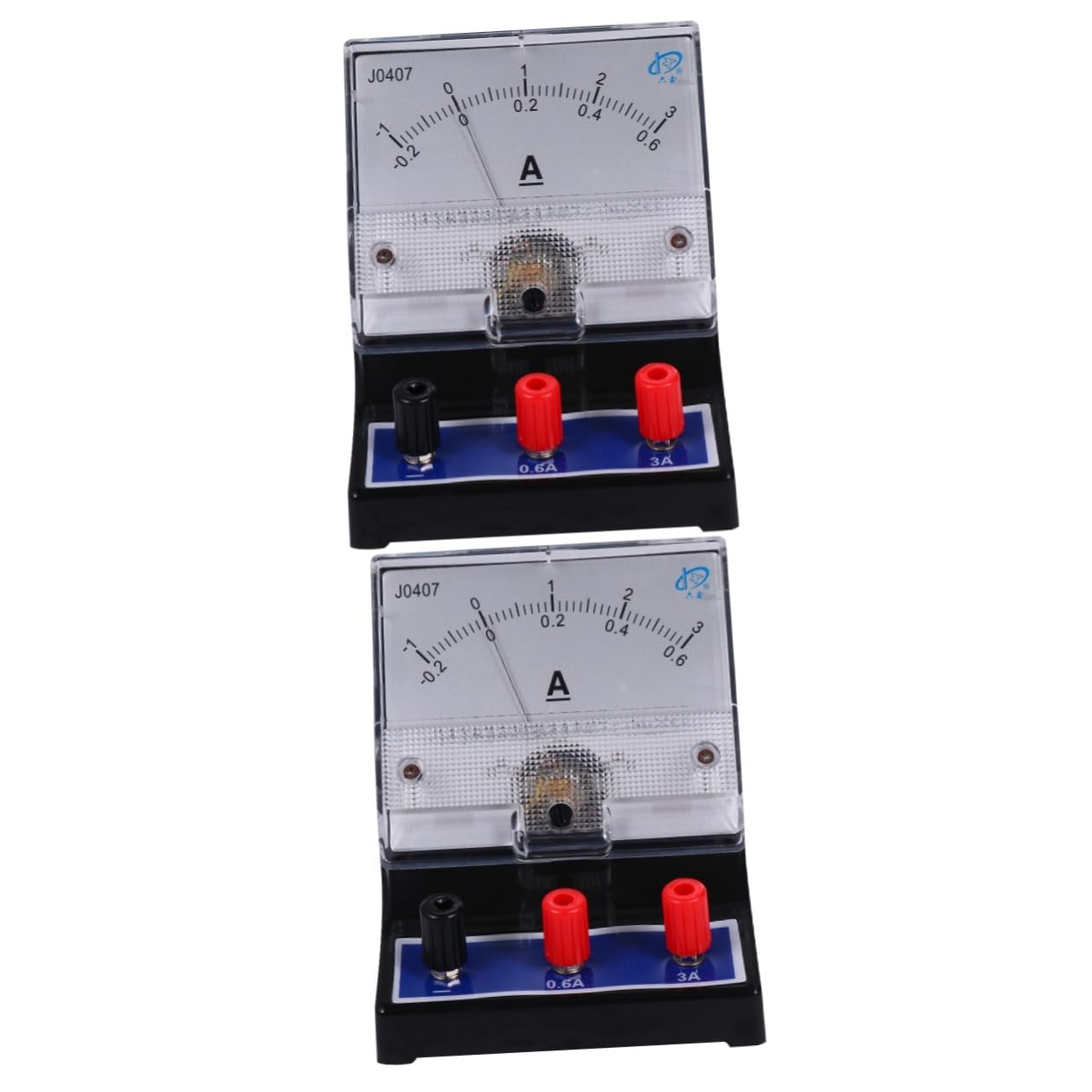 BUGUUYO 2 Stk Labor-amperemeter Schaltungsprüfung Galvanometer Physikexperiment Amperemeter Physik-experiment-tool Nadel-ampere-panel-meter Leistungsmessmonitor Ampere-tester Metall Rot von BUGUUYO