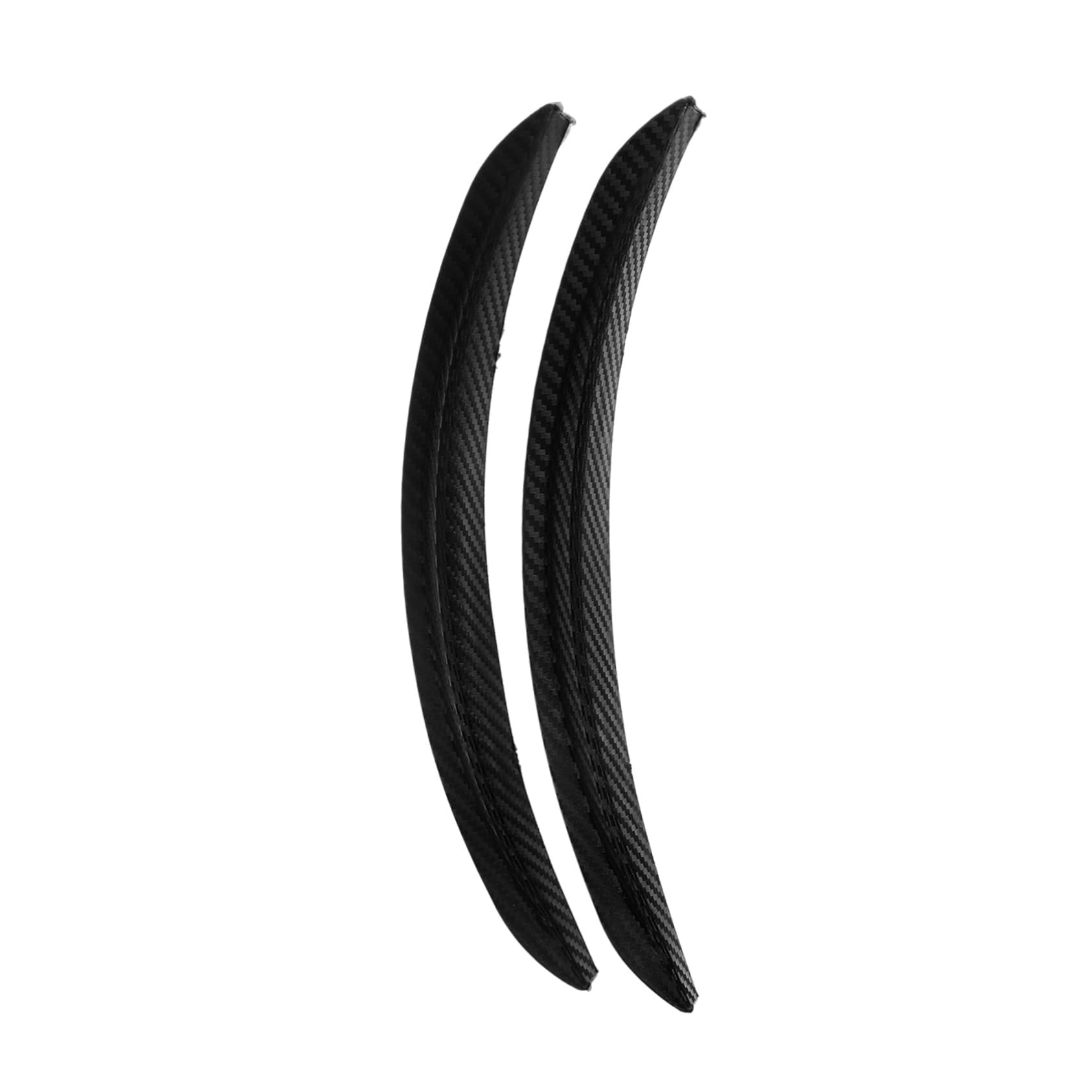 BUGUUYO 2St Autorad-Augenbraue Autotür Autositzschutz Ecke Auto Untersetzer Abziehbilder Beschützer Auto schutzfolie car Bumper Protector Stoßstangenschutz für Auto Autoschutz Gummi Black von BUGUUYO