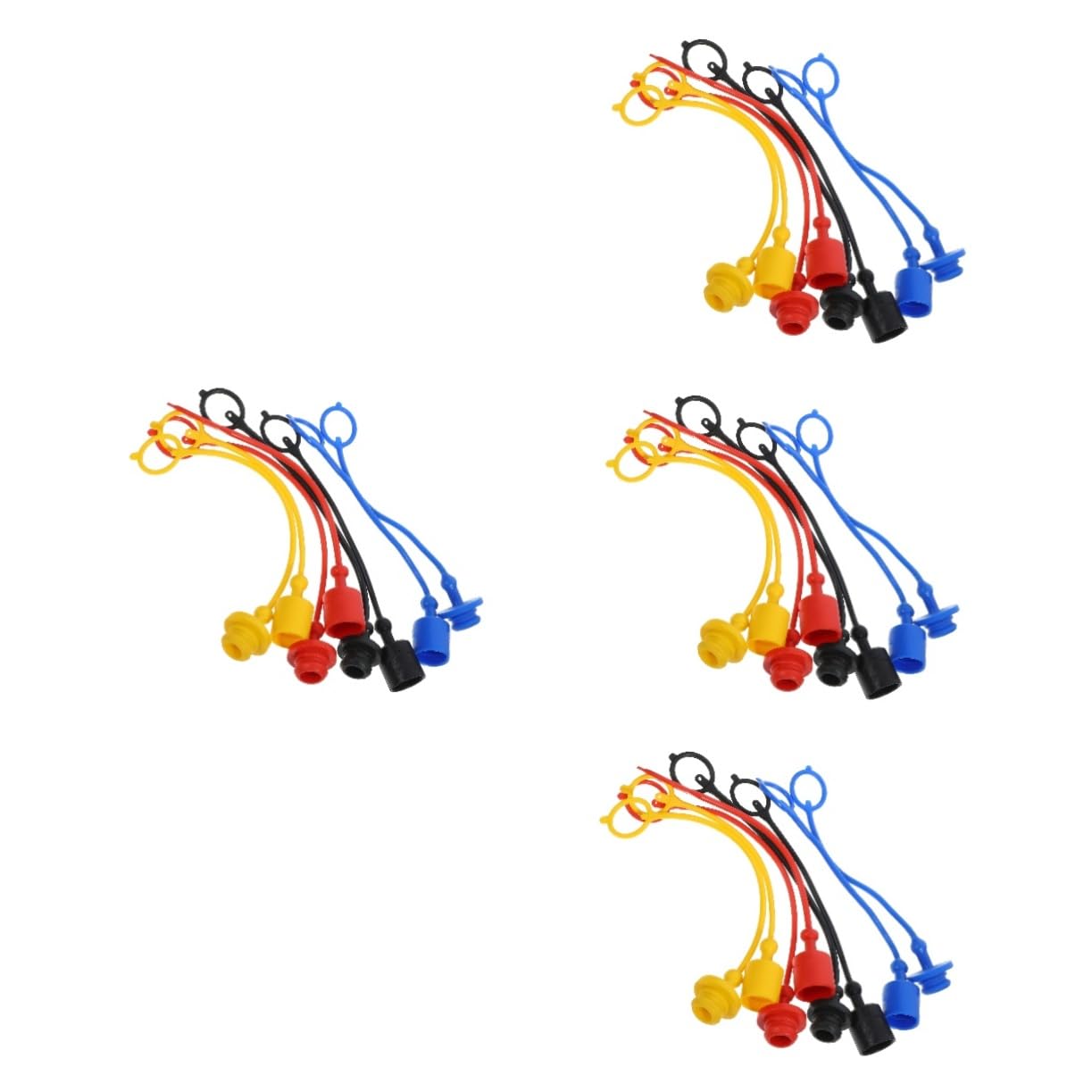 BUGUUYO 32 Stk Hydraulische Gelenkkappe Hydraulisches Zubehör Hydraulische Kappen Hydraulikschlauchkappen Abdeckungen Für Hydraulische Schnellkupplungen Hydraulische Abdeckungen Plastik von BUGUUYO
