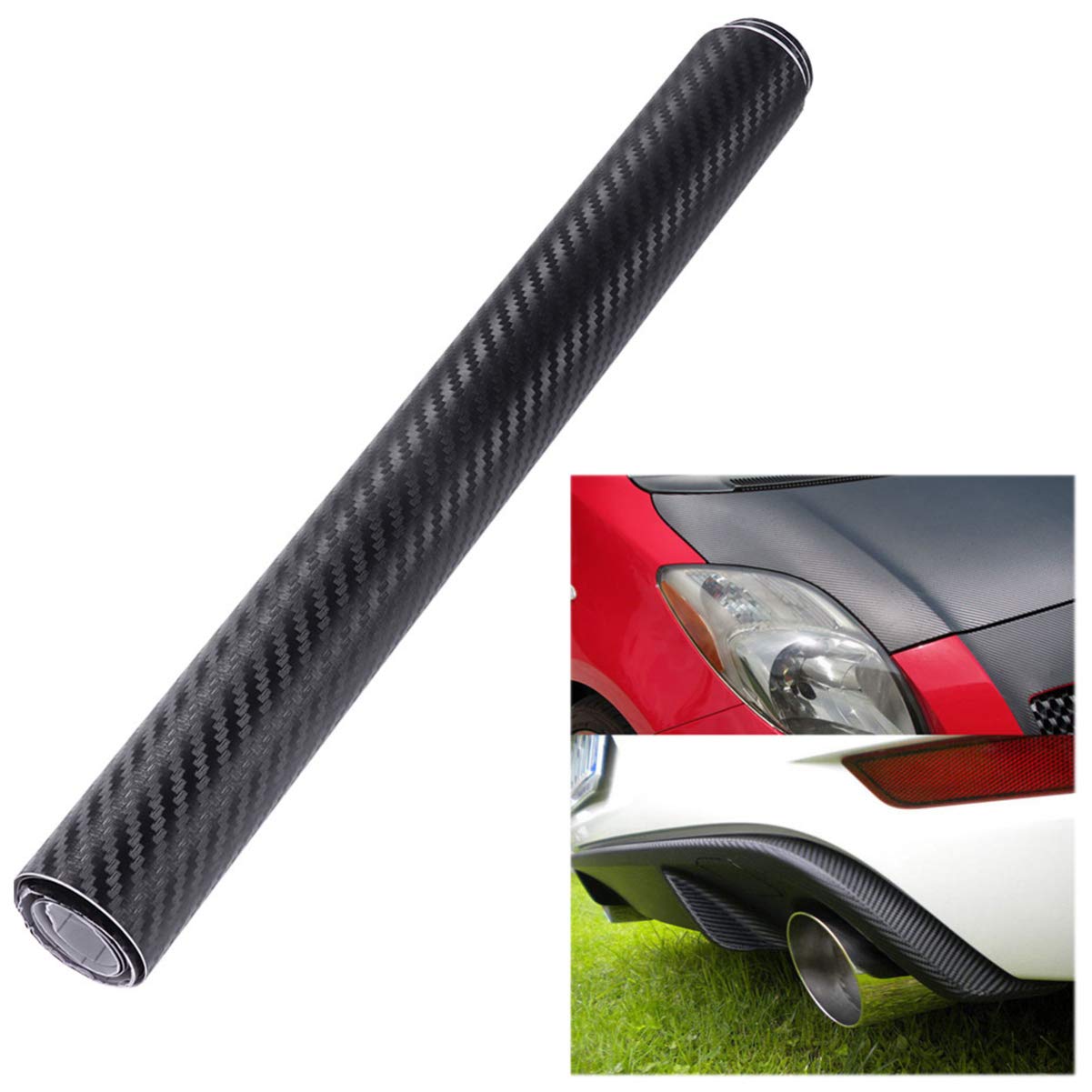 BUGUUYO 3D Carbon Fiber Folie Für Auto DIY Sticker Rolle Hochwertige Karbonfaser Wrap Für Fahrzeugdekoration Und Individuelles Design von BUGUUYO