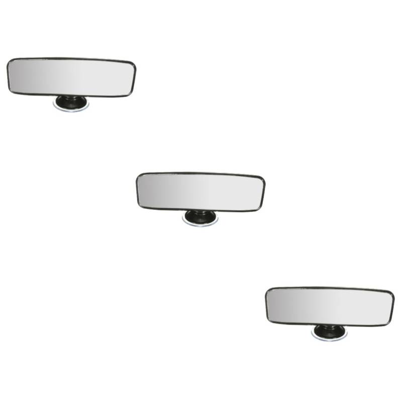 BUGUUYO 3St Innenrückspiegel auto rückspiegel car mirror LKW Innenspiegel Weitwinkel Rückspiegel car rear view mirror SUV Weitwinkel-Rückspiegel Autokamera Innenspiegel tauschen Black von BUGUUYO