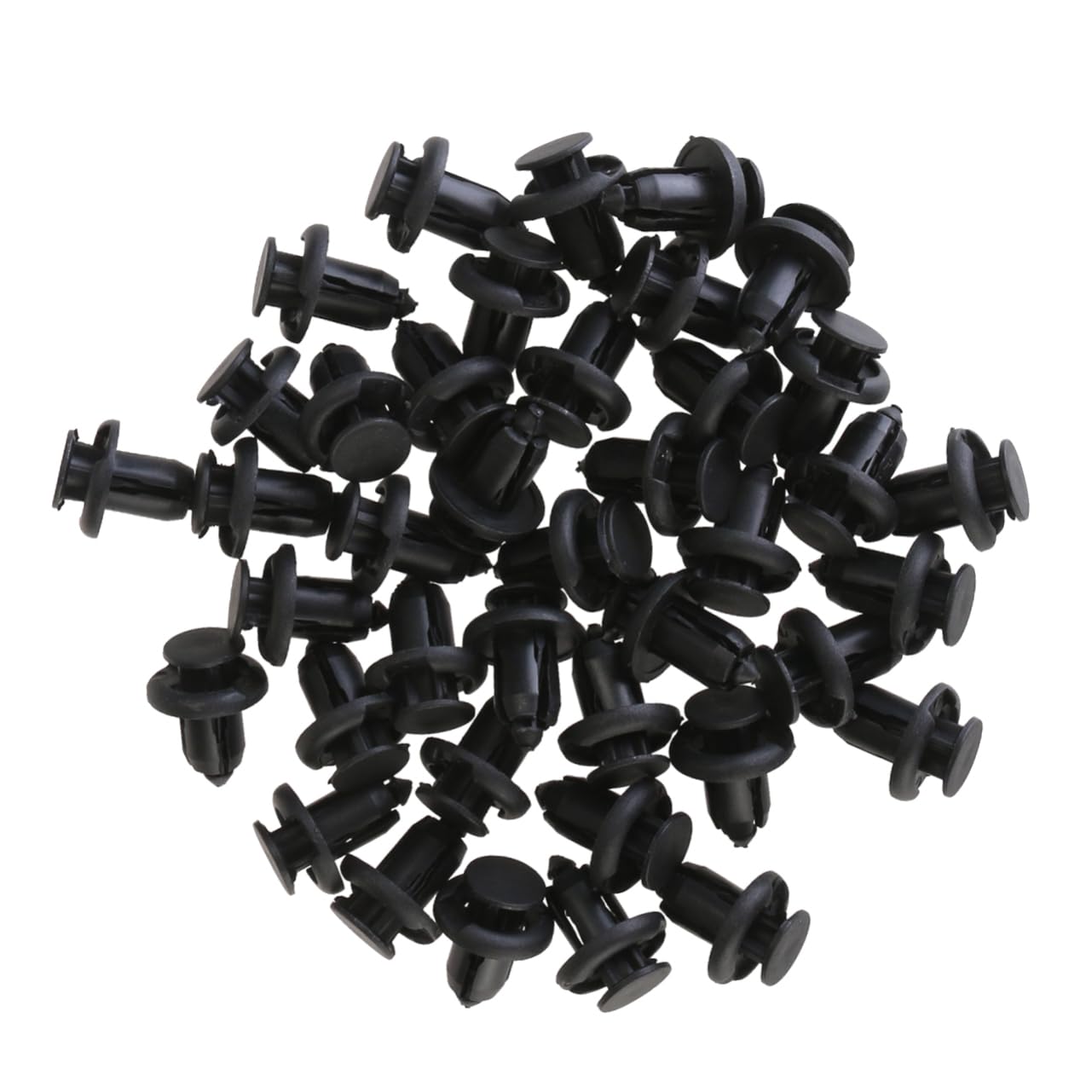 BUGUUYO 40St Befestigungsclips für Push-Retainer-Kit Befestigungsnieten-Clips Black von BUGUUYO