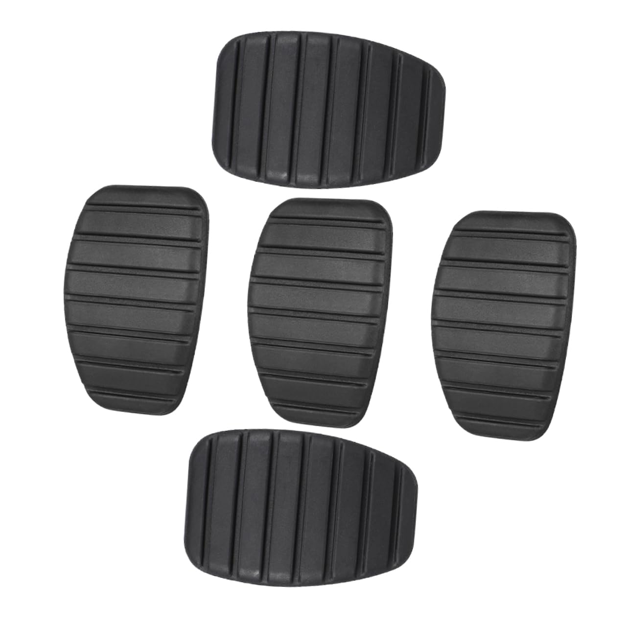 BUGUUYO 5 Stück Kupplung Gummi Pedal Bremsbeläge Auto Pedal Fußabdeckung Kupplung Pedal Pads Kupplung Bremsbelag Fußpedal Abdeckung Gummi Auto Pedal Pad Gummi Kupplung Pads Auto Liefert von BUGUUYO