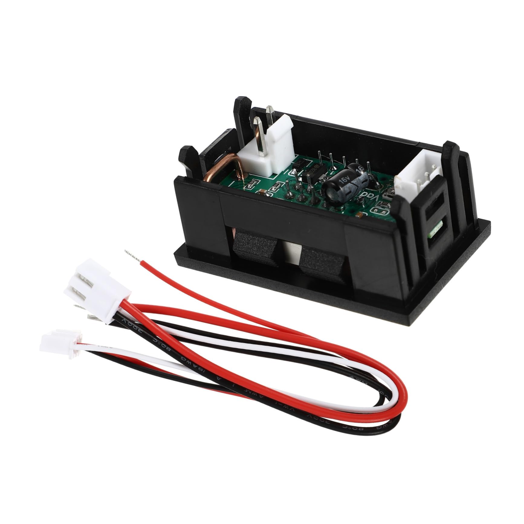 BUGUUYO 5st Spannung Und Strom -panel Spannungsdetektor Spannungsprüfer Auto Geführt Monitor Digitalanzeige-amperemeter-voltmeter Ladegerät Für Autobatterien Generator Stecker Plastik von BUGUUYO