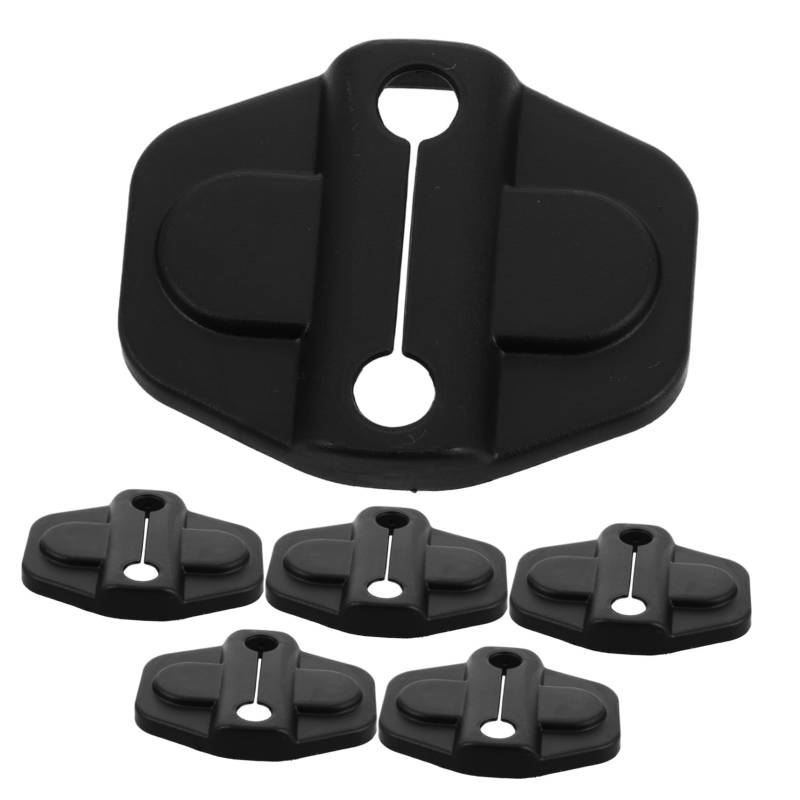 BUGUUYO 6Pcs Auto Türschlossabdeckungen Trim Car Door Schloss Dekoration Schutzhülle Türschlossabdeckungen Teilezubehör Kompatibel Für von BUGUUYO