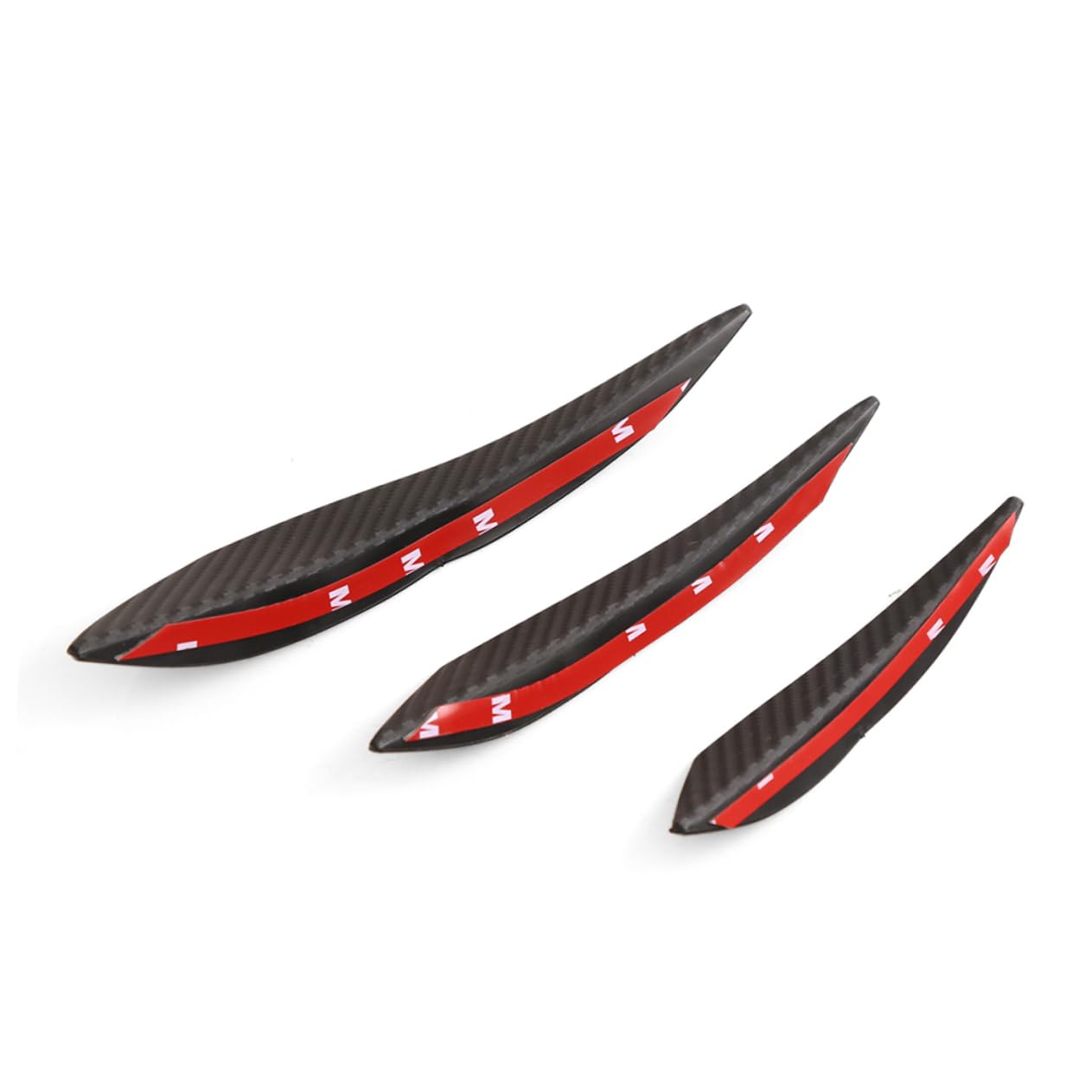 BUGUUYO 6St Splitter-Spoiler Auto Spoiler autozubehör car Accessory blacki hochstihl Auto zubehör Automatischer Frontspoiler Abdeckung für Autostoßstange Lippensplitter Spoiler für Auto von BUGUUYO