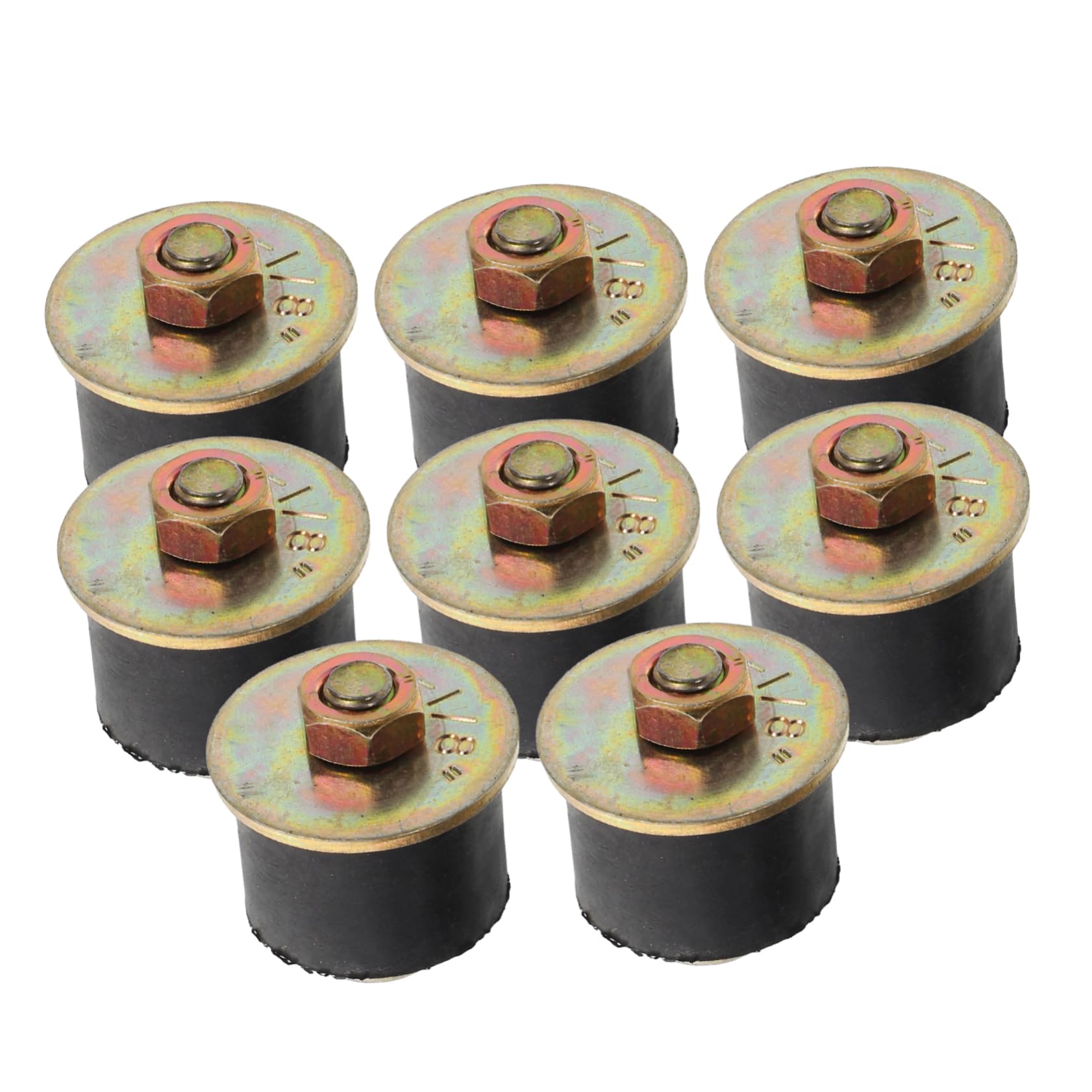 BUGUUYO 8 Stk Gummi-expansionsstopfen Lochstopfen Aus Gummi Stecker Reparieren Performance-zubehör Ölstopfen Gummi-einfüllstopfen Autostecker Ersatz-gummistopfen Öleinfüllschraube von BUGUUYO