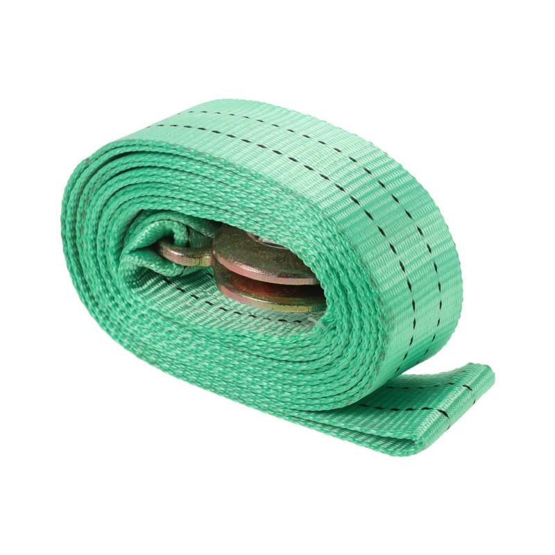 BUGUUYO Abschleppseil Abschleppketten mit Haken Abschleppgurte für LKW Zugband Auto Anhängerschlinge Auto Bootsanhänger Seil Auto Abschleppwagen Schleppkabel Polyester Light Green von BUGUUYO