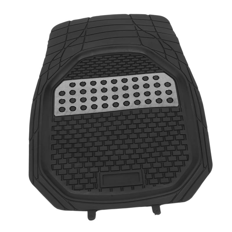 BUGUUYO Auto Bodenmatte Fußmatte Matten Für Autos Bodenbeläge Für Lastkraftwagen LKW-matten Automatten Für SUV Automatten Für Jedes Wetter Allwettermatten Bodenbelag PVC Black von BUGUUYO