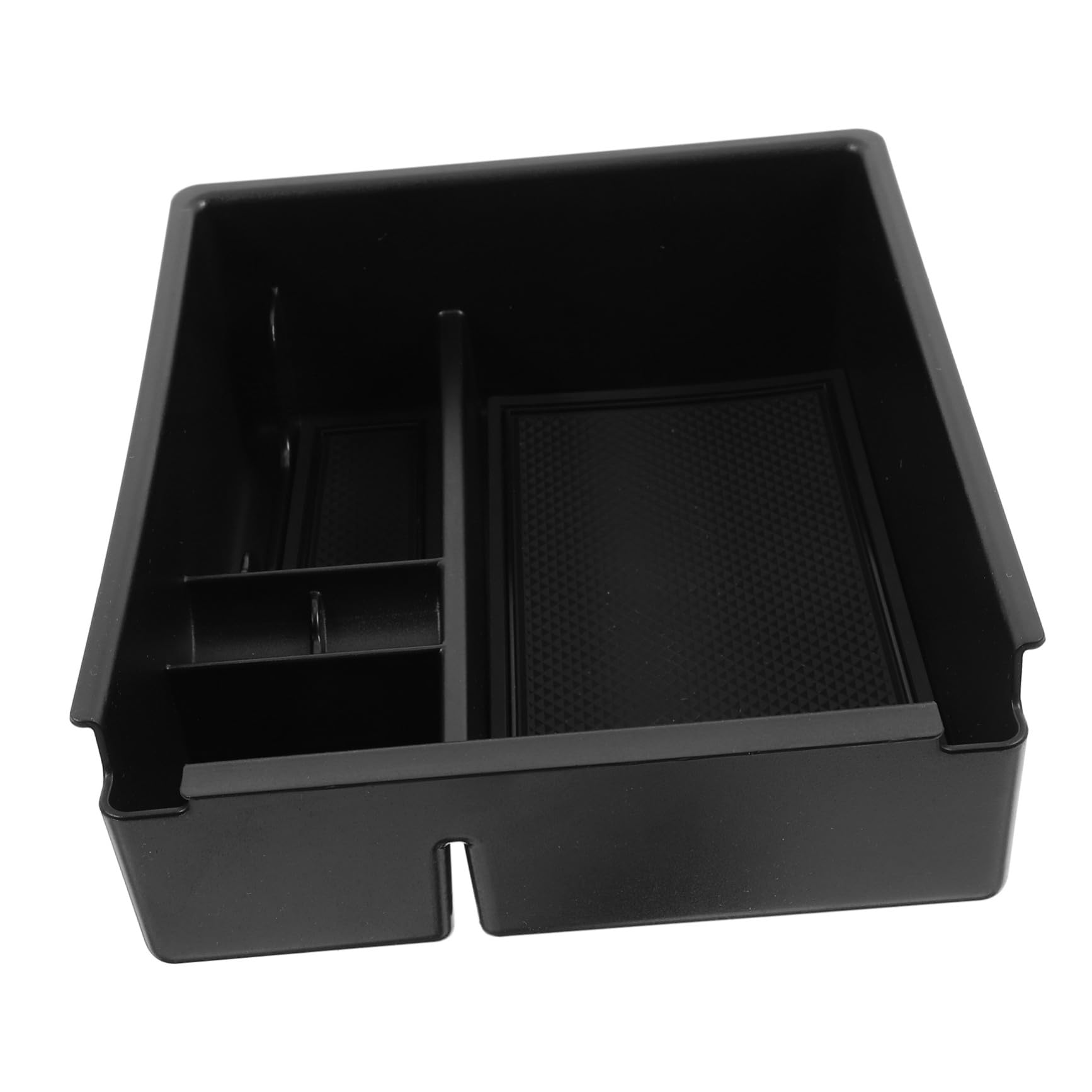 BUGUUYO Auto LKW-konsolen-Organizer Vordersitz-Organizer Auto-Cup-organisator Aufbewahrungskorb Autos Armlehnen-Organizer Auto-Organizer-tablett Plastik Black von BUGUUYO