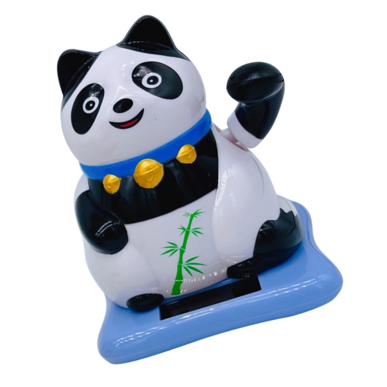 BUGUUYO Cartoon Armaturenbrett Dekoration Desktop Cartoon Panda Statue Auto Armaturenbrett Schüttelndes Kunststoff Armaturenbrett Solarenergie Dekoration Entzückende Auto von BUGUUYO