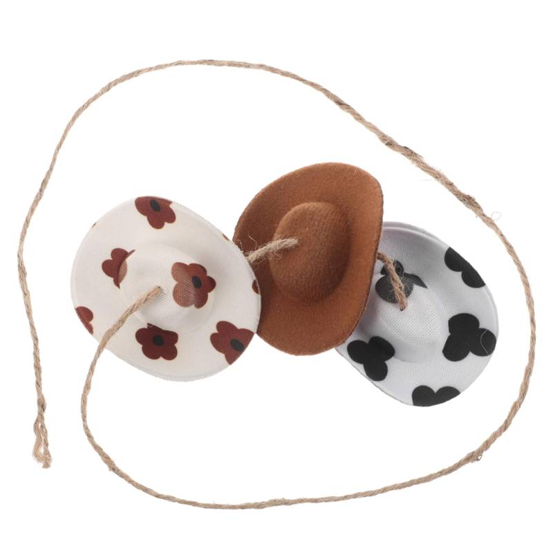 BUGUUYO Cowgirl Hut Auto Rückspiegel Anhänger Niedliche Auto Innenraum Hängedekoration Für Männer Und Frauen Auto Accessoire Ornament von BUGUUYO