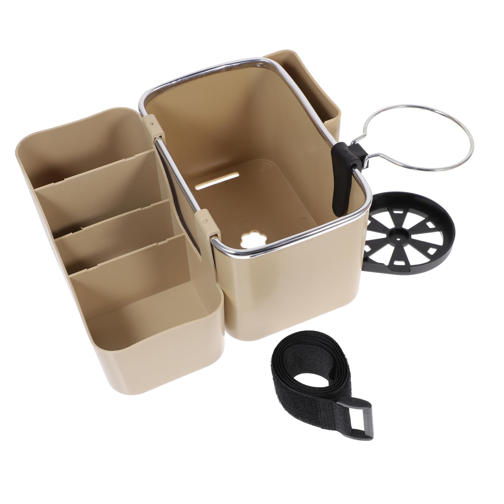 BUGUUYO Multifunktionale Auto Armlehnen Organizer Central Console Storage Box Mit Getränkehalter Und Taschentuchspender 9334B Für Ordnung Im Fahrzeug von BUGUUYO