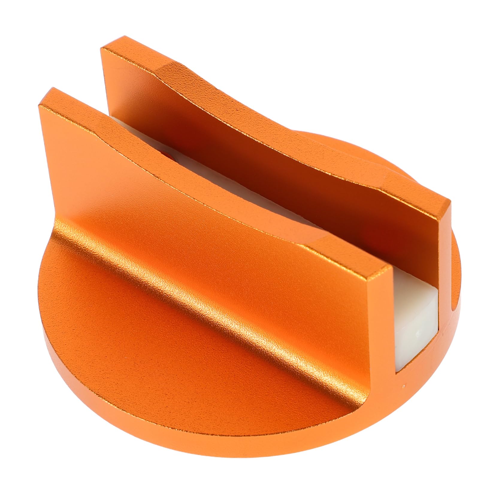 BUGUUYO Schienenadapter Stahldrahtverbinder Zubehör für pneumatische Stangen Strahler-Lochöffner Objekt Golfschläger magnetische Halterung Jack-Blocker Klinkenpad-Adapter Metall Orange von BUGUUYO