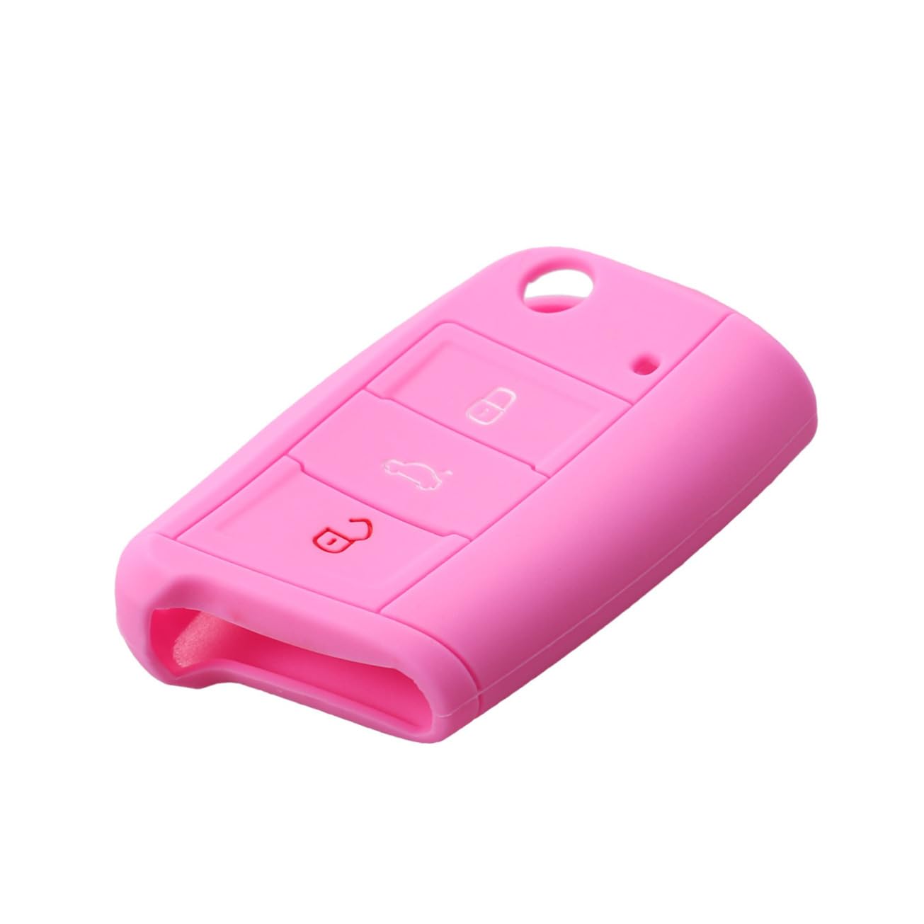 BUGUUYO Schlüsselhülle Aus Für Golf 7 Schlüsselcover Pink Passgenau Und Schützend Idealer Schlüsselcontainer Für Autoschlüssel Langlebig Und Stylisch von BUGUUYO