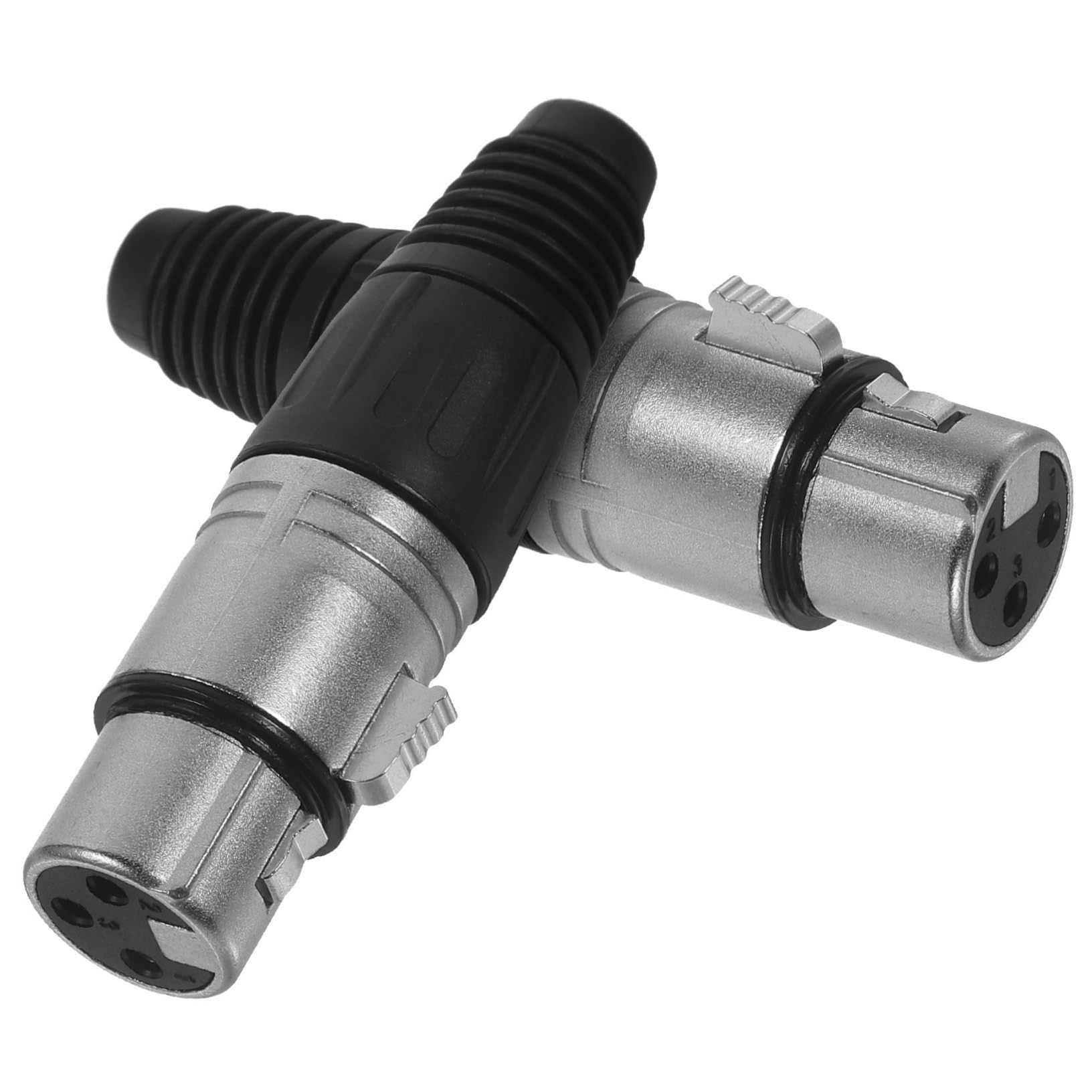 BUGUUYO XLR Stecker 3 Pin Audiokabel Mikrofonanschluss Ersatzstecker Für Mikrofone Weibliche XLR Verbindungsbuchse Professioneller Audio Connector von BUGUUYO