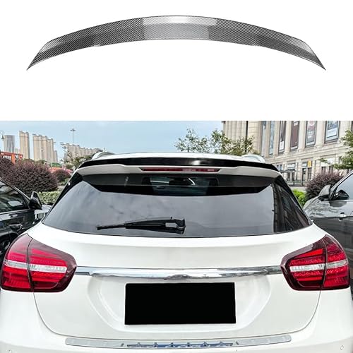 ABS Auto Dachspoiler für Mercedes-Benz GLA-Class X156 2014-2019 GLA180 200 GLA45 AMG, Auto HeckspoilerflüGel Kofferraumdachspoiler Heckspoiler Flügel Lippe, Tuning Zubehör von BUGX