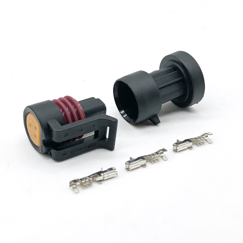 1 Set Packard 3 Pin Delphi Waterproof Automotive Drucksensor Male und Buchse Stecker von BUIEX