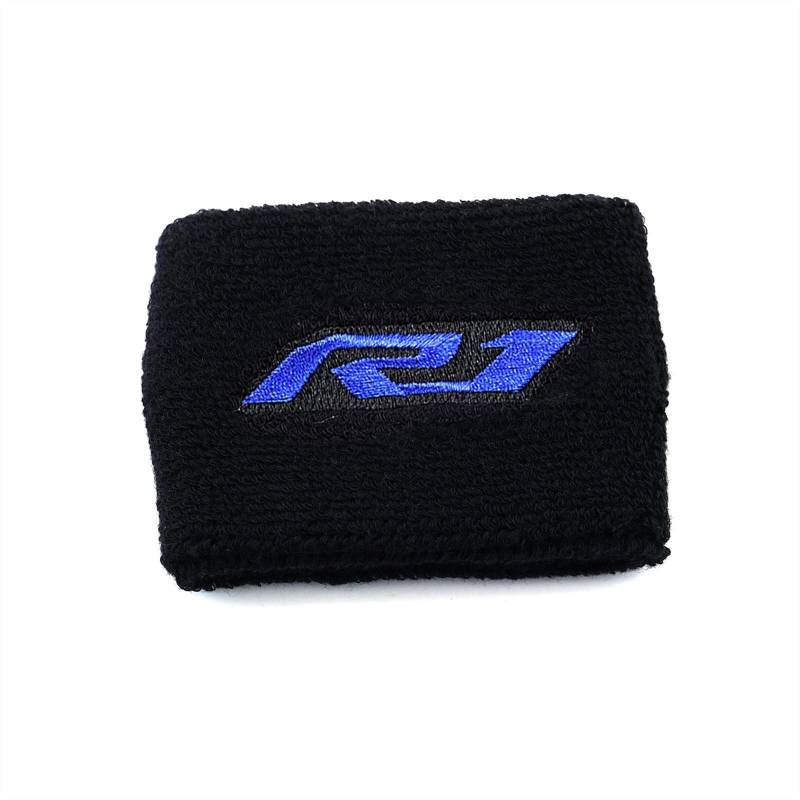 Motorrad Vorderradbremse Reservoir Sock Fluid Oil Tank Cover Hüllen & Schlüsselanhänger Schlüsselanhänger for R1 YZF-R1 YZFR1 YZF R1M (Color : 1 Piece Sock-Blue) von BUSEB