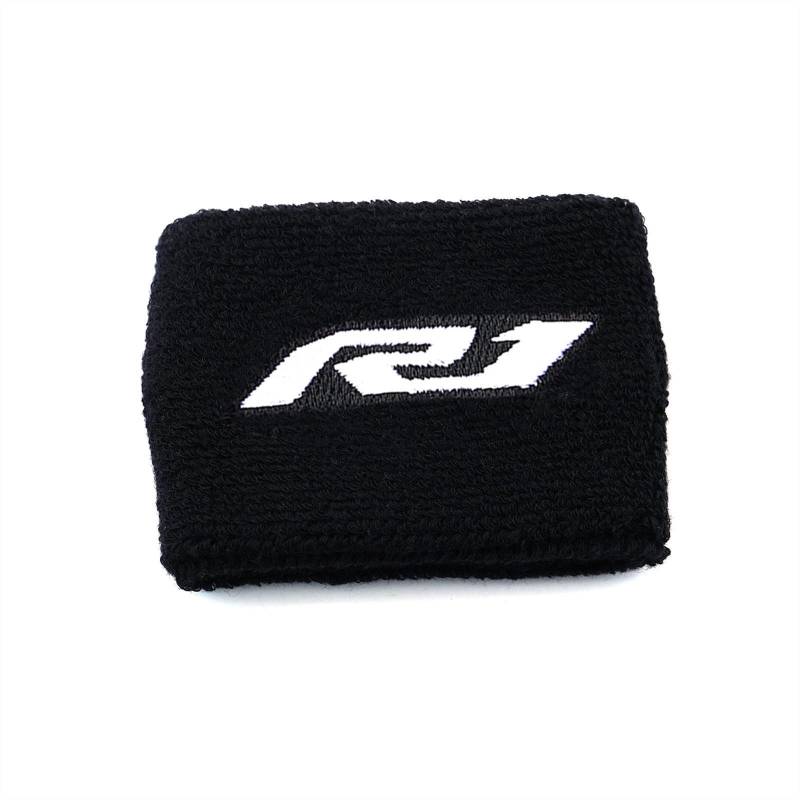 Motorrad Vorderradbremse Reservoir Sock Fluid Oil Tank Cover Hüllen & Schlüsselanhänger Schlüsselanhänger for R1 YZF-R1 YZFR1 YZF R1M (Color : 1 Piece Sock-White) von BUSEB