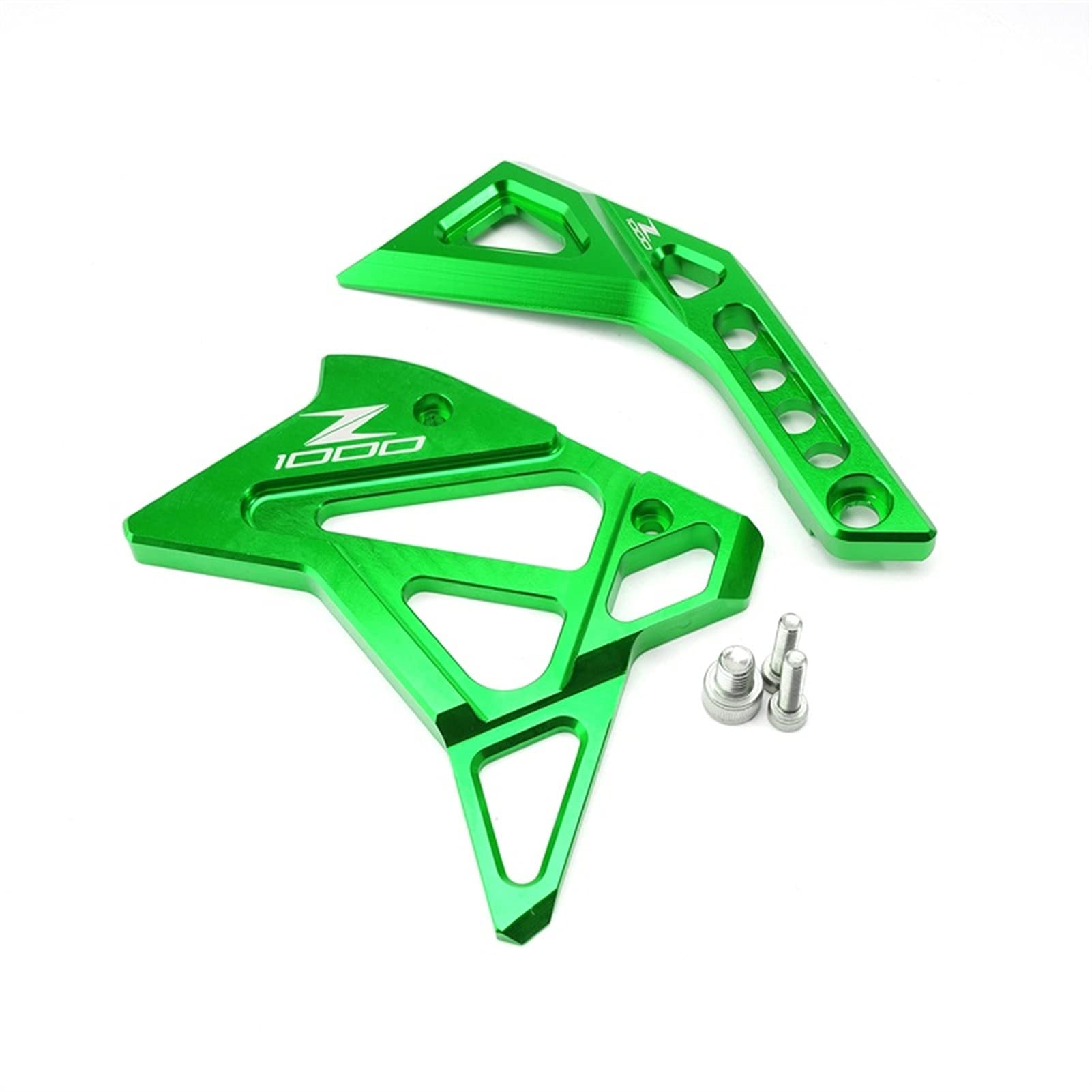 Motorrad Zubehör CNC Aluminium Motor Stator Schutzhülle Rahmen Dekoration Abdeckung for Z1000 Z 1000 2014-2022 Kraftstoffeinspritzung Abdeckung (Color : Green) von BUSEB