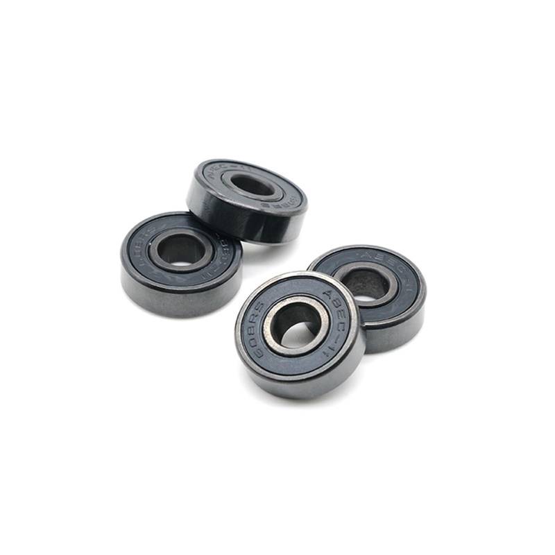 8 Teile/los ABEC-9 608 2RS Inline Rollschuh Radlager Schwarz Versiegelt 8x22x7mm Welle Lager Skateboard Rad Miniatur Werkzeug von BUTPDYPEP