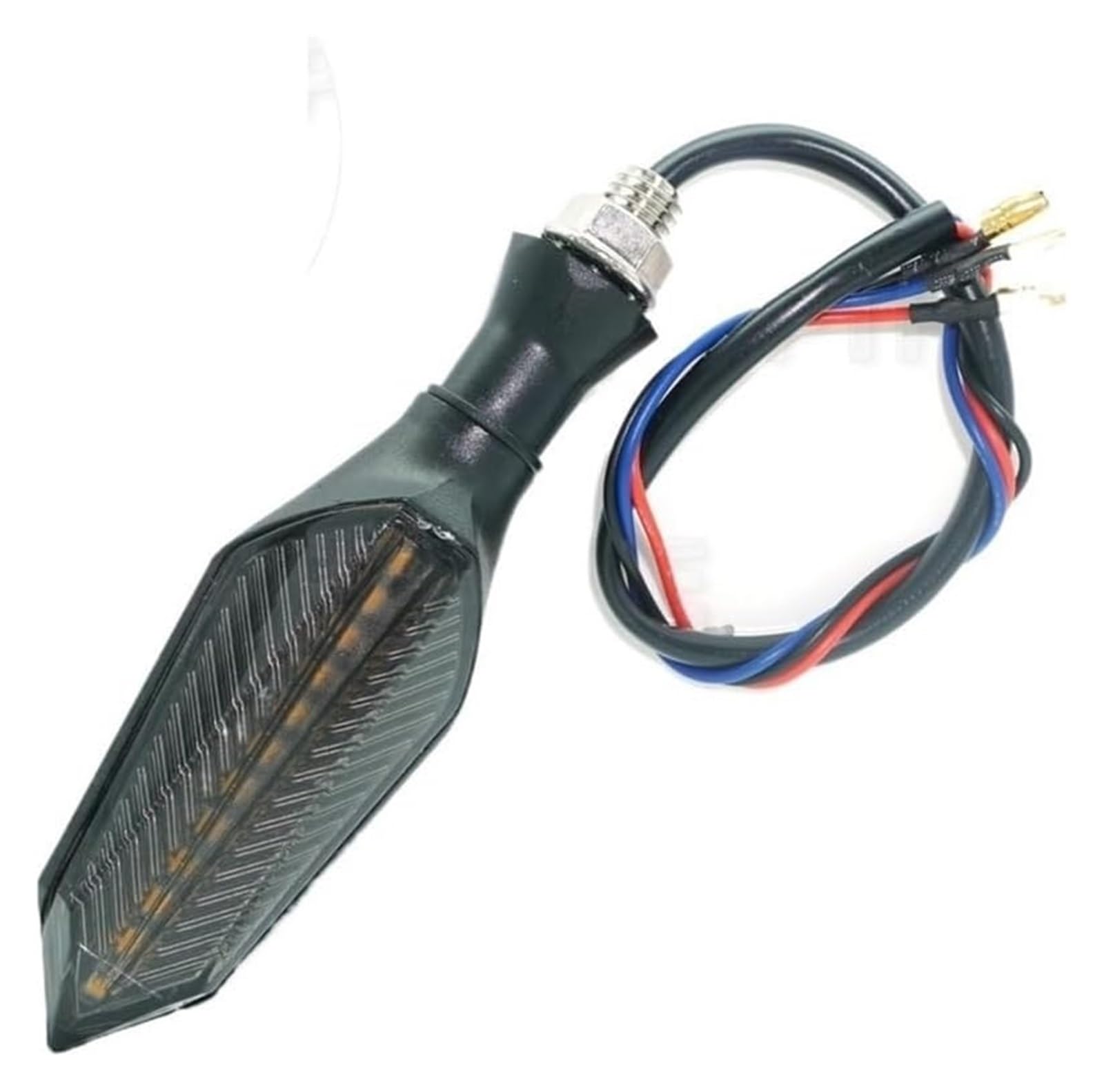 BUTUFYTR Blinkerleuchten 12V 48V 52V 60V E Motorrad Moto Motorrad Blinker Licht Blinker Blinker Anzeige Zubehör(12V Yellow) von BUTUFYTR