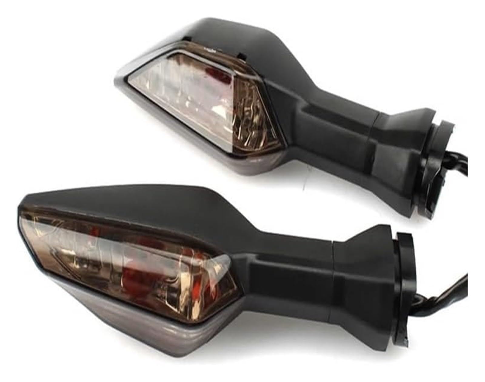 BUTUFYTR Blinkerleuchten Für K&awasaki Für NINJA 250 300 400 650 1000 ZX-6R ZX-10R Z250SL Z1000SX Motorradblinkerlampe Blinkerleuchte(Schwarz) von BUTUFYTR